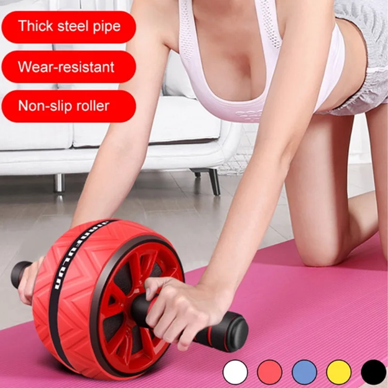 2022 New Ab Roller No Noise Abdominal Wheel Ab Roller Stretch Trainer For Arm Waist Leg Exercise Gym Fitness Equipment - Image 2