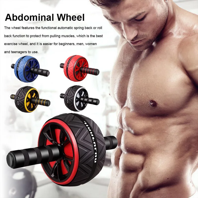 2022 New Ab Roller No Noise Abdominal Wheel Ab Roller Stretch Trainer For Arm Waist Leg Exercise Gym Fitness Equipment - Image 3
